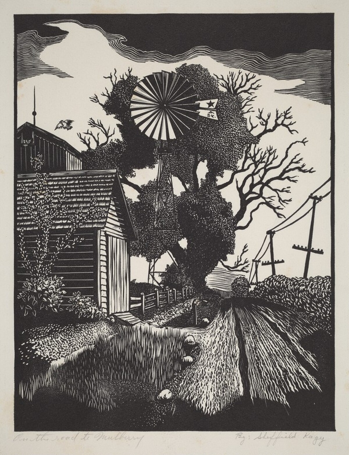On the Road to Mulberry by Sheffield Harold Kagy