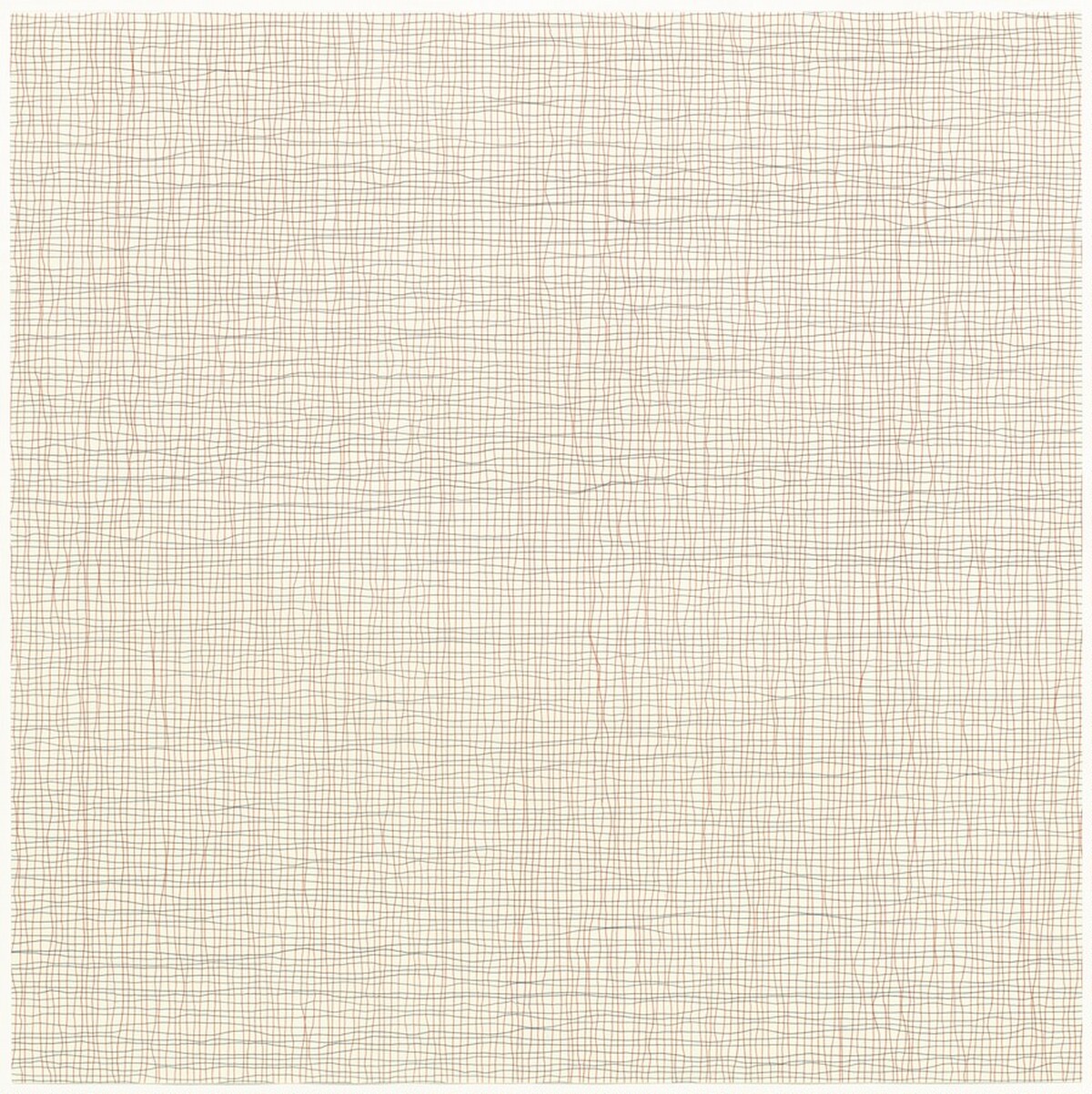 Color Grids (#32, Red Not-Straight/Blue Not-Straight) by Sol LeWitt