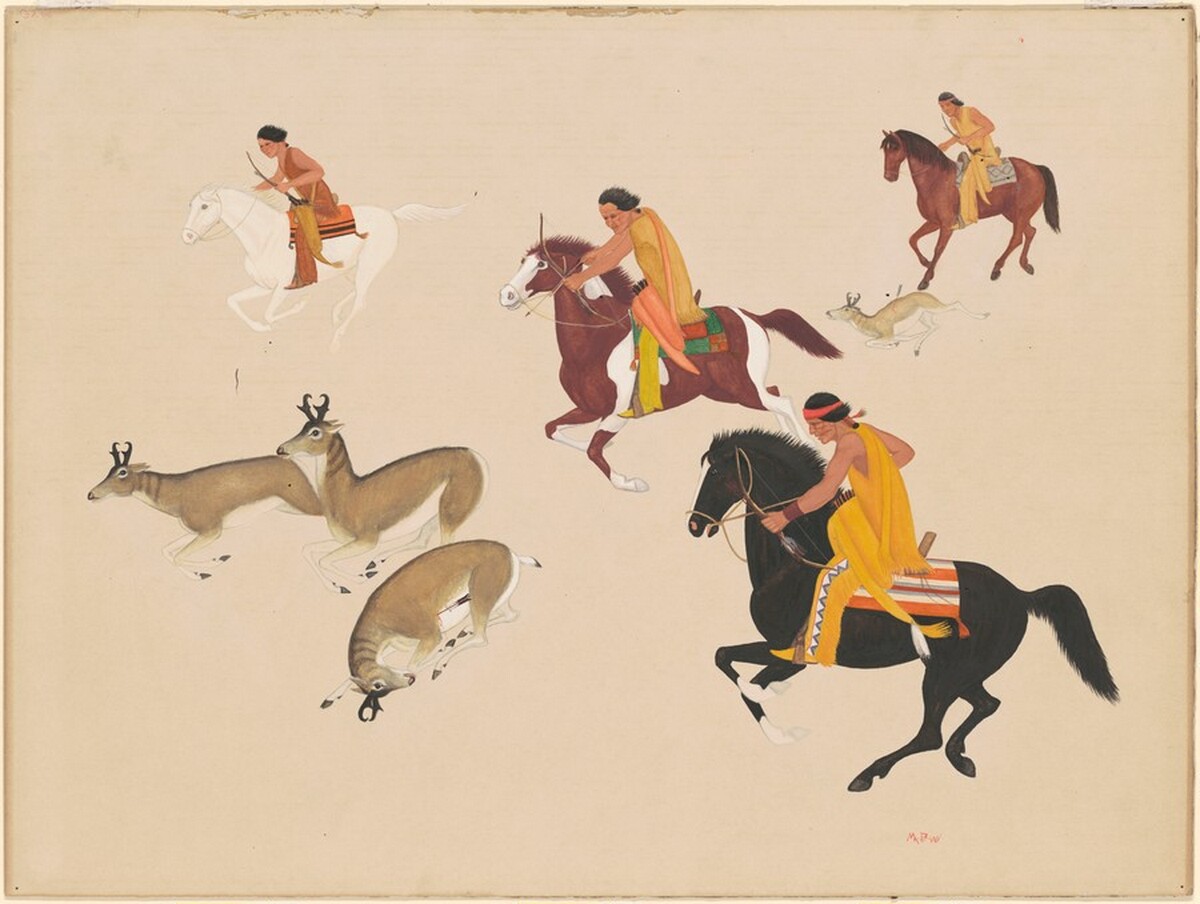 Deer Hunters by Velino Shije Herrera