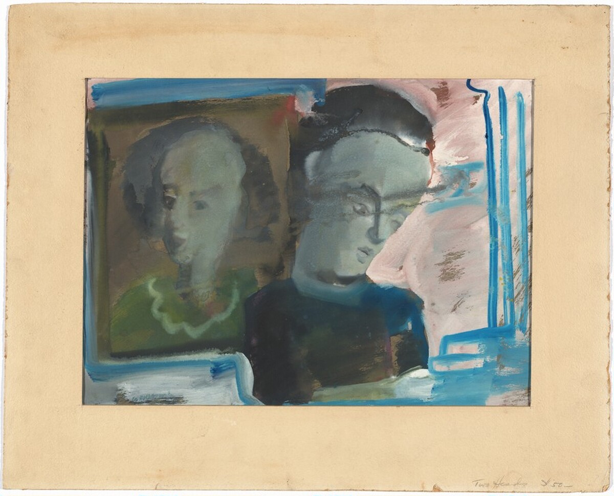Two Heads by Mark Rothko
