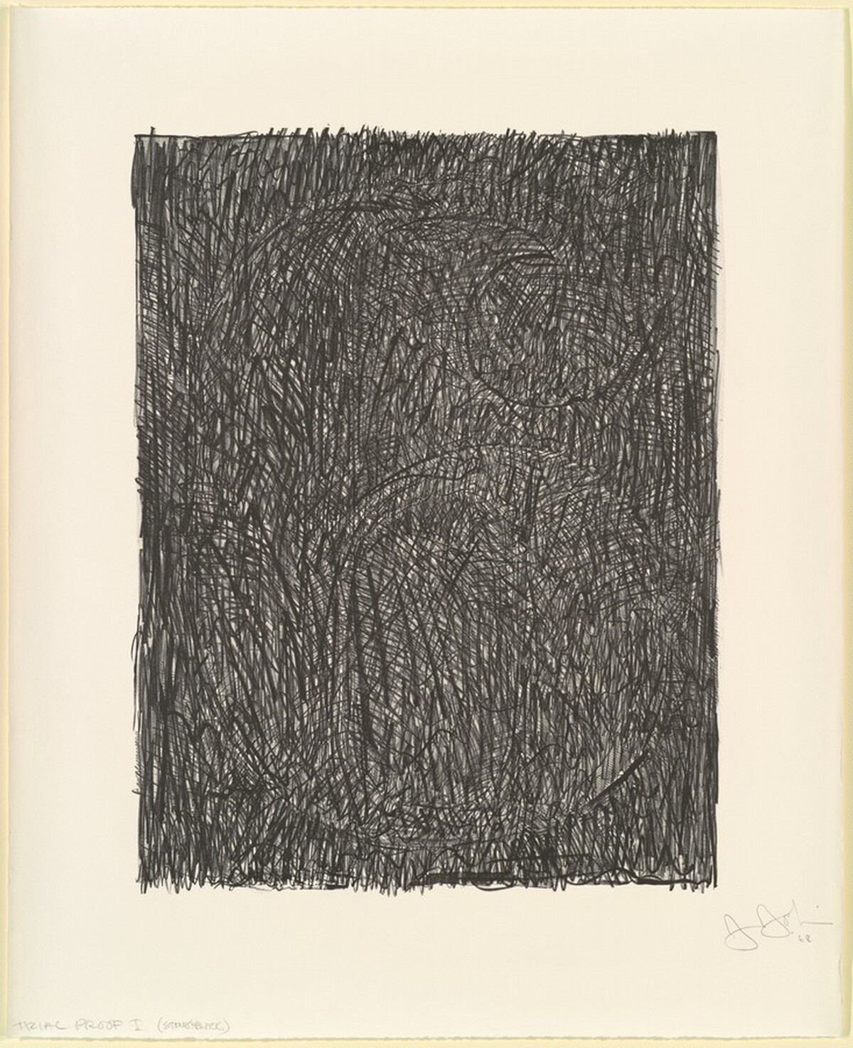 Figure 6 [trial proof] by Jasper Johns