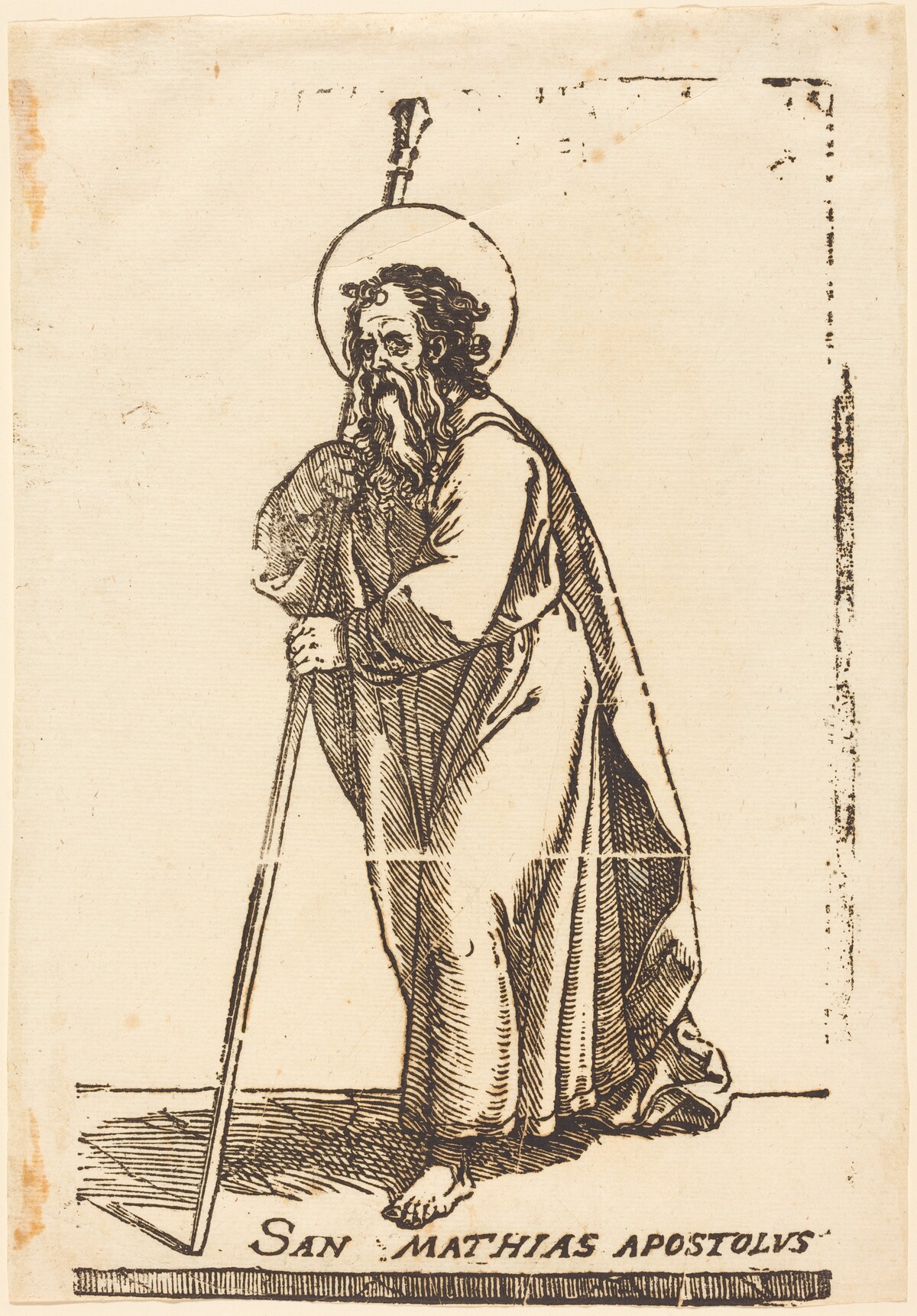 Saint Matthias by Italian 16th Century (formerly Jacques Stella)