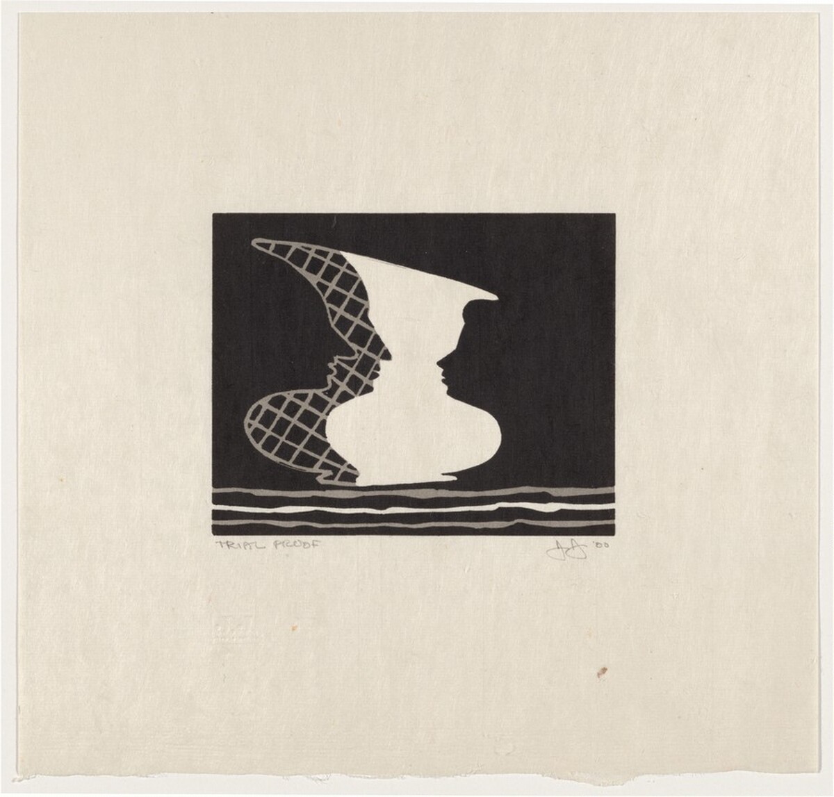 Untitled [trial proof] by Jasper Johns