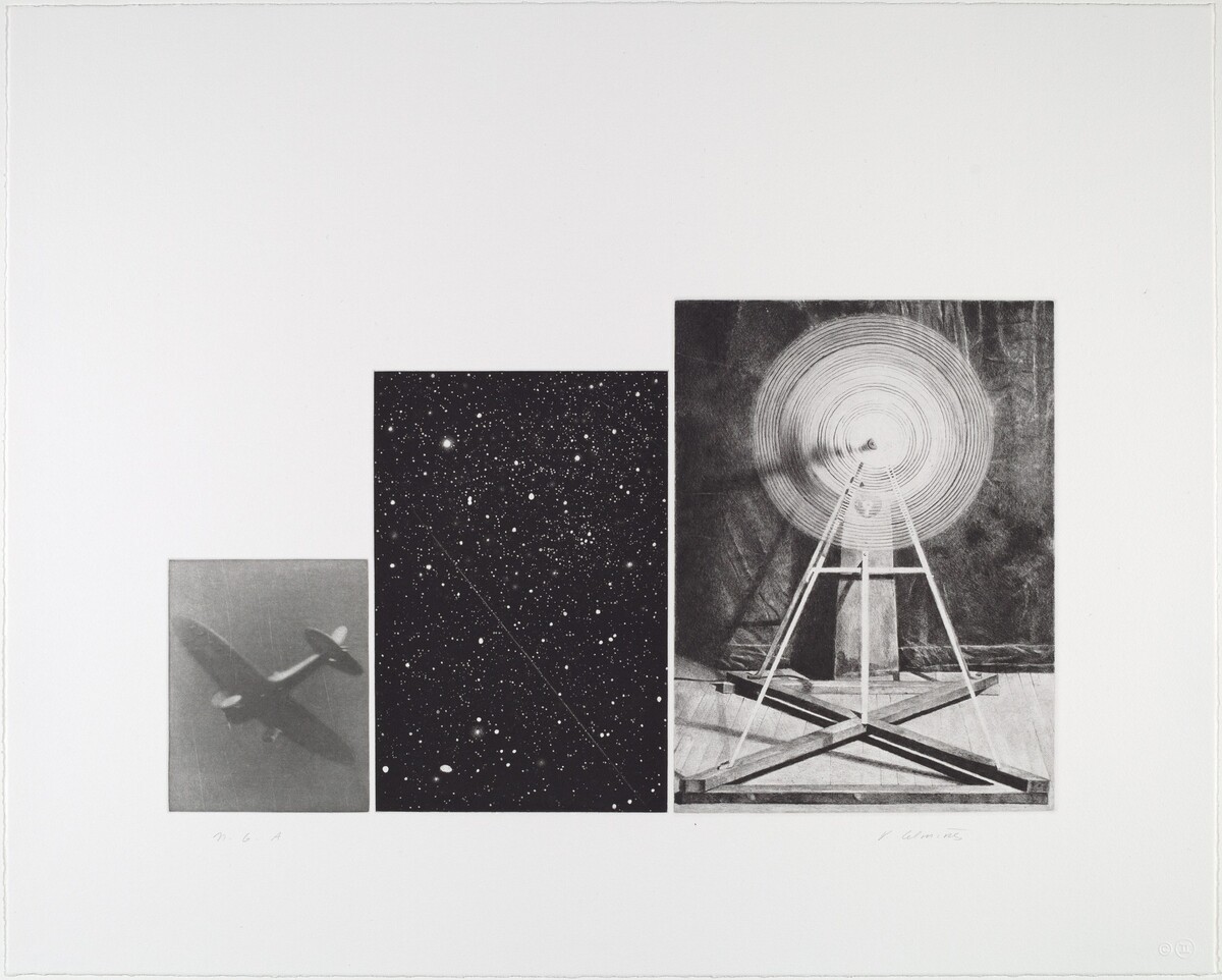Concentric Bearings, D by Vija Celmins