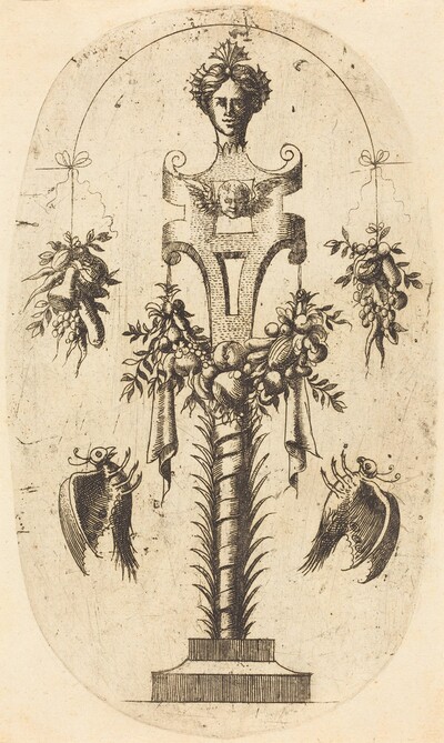 Woman's Head on a Pedestal