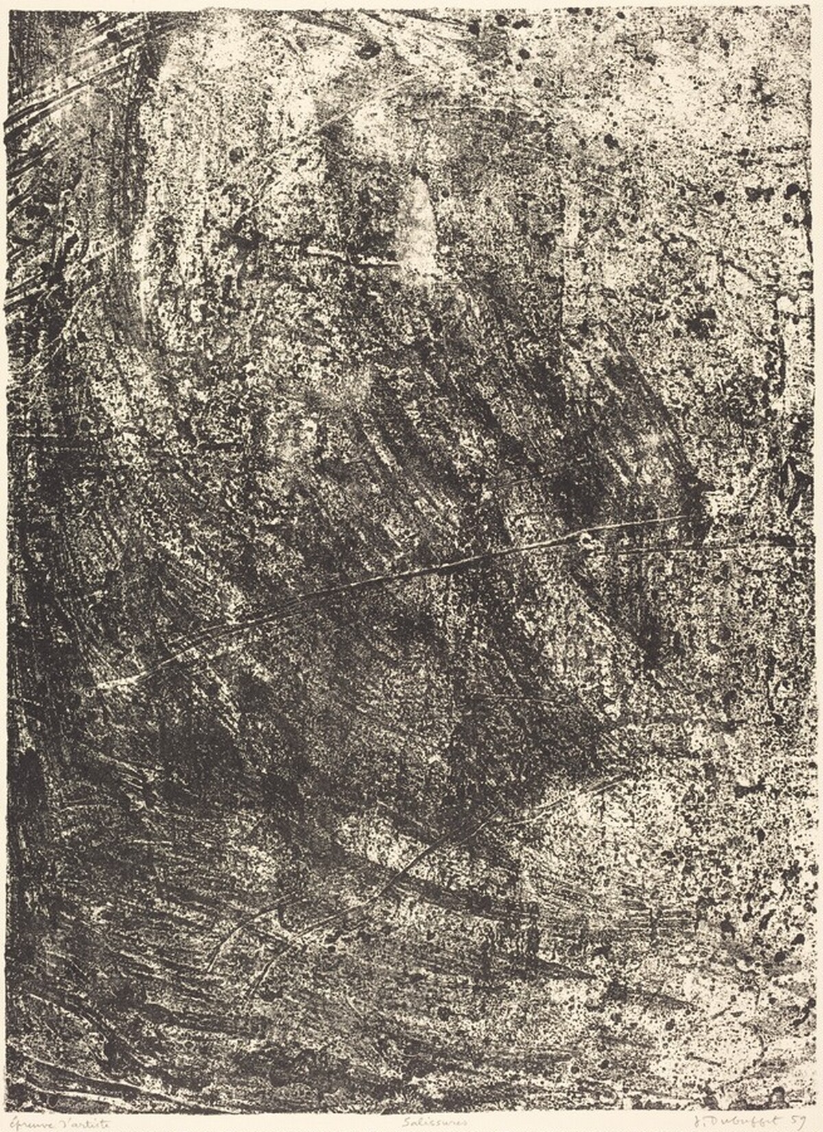 Salissures by Jean Dubuffet