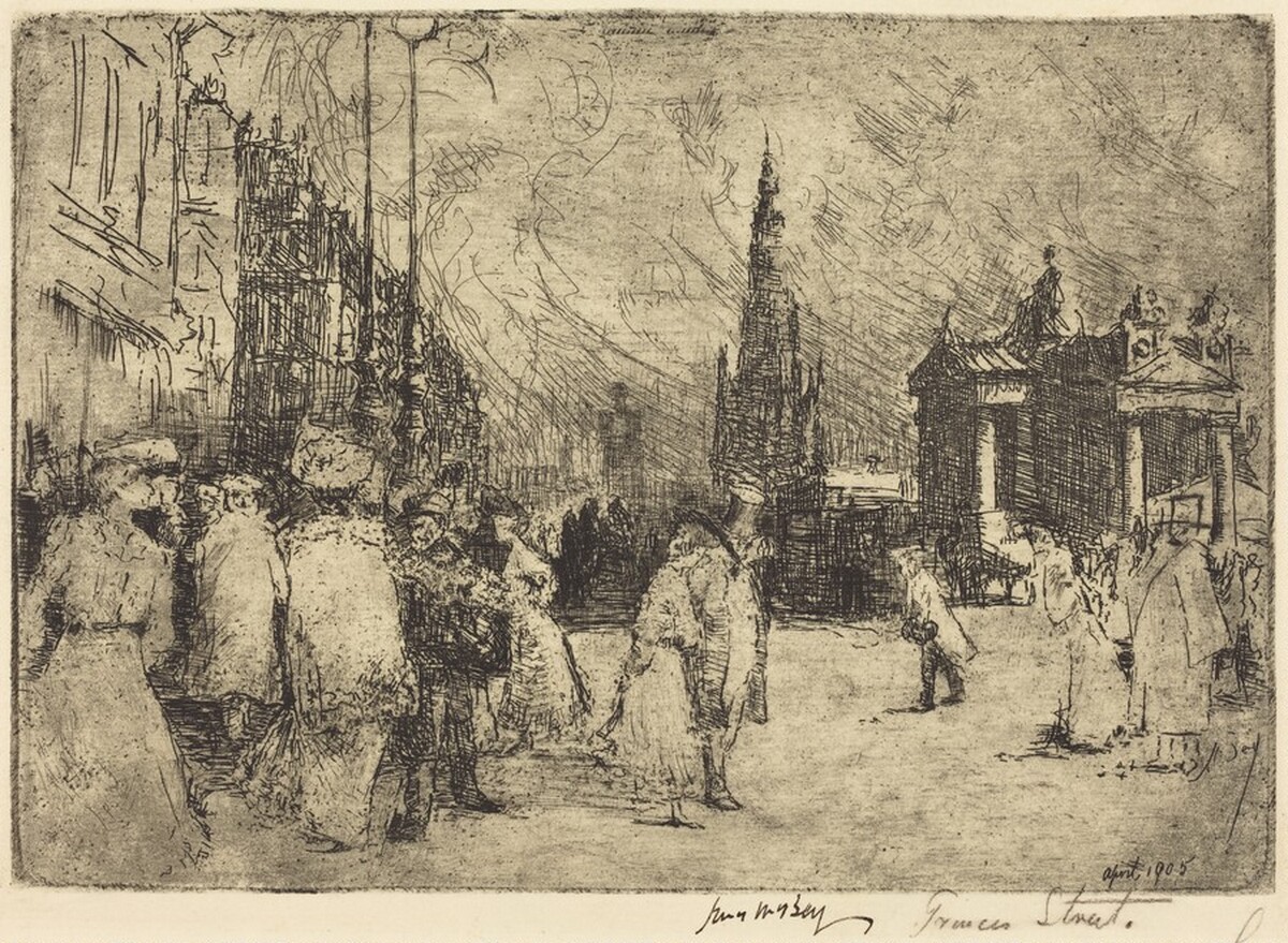 Princes' Street by James McBey