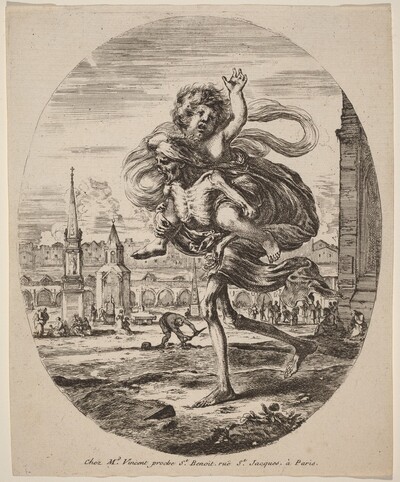 Death Carrying a Child to the Left