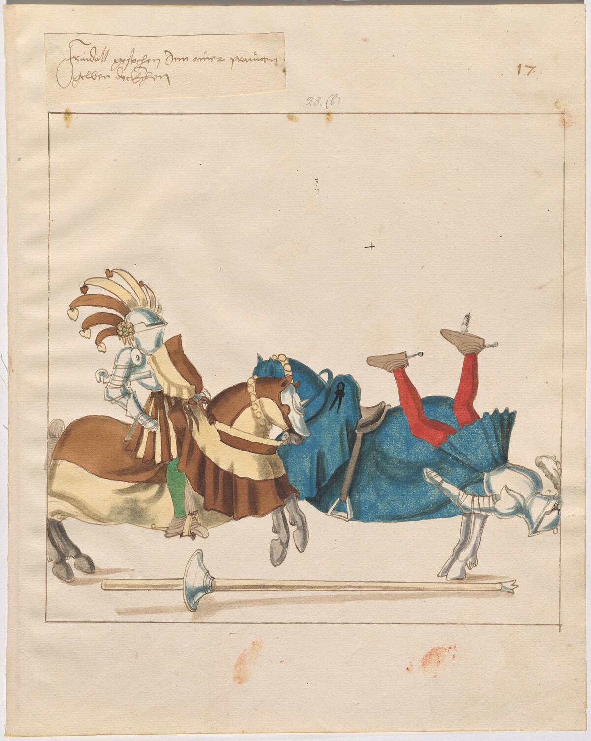 German Joust of Peace by German 16th Century