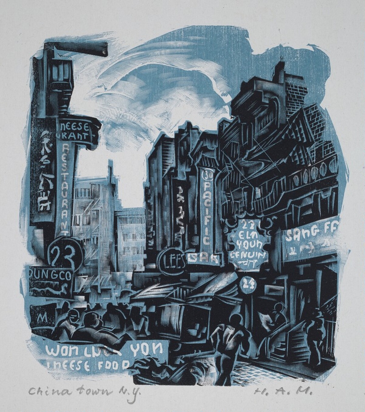 Chinatown, N.Y. by Hans Alexander Mueller