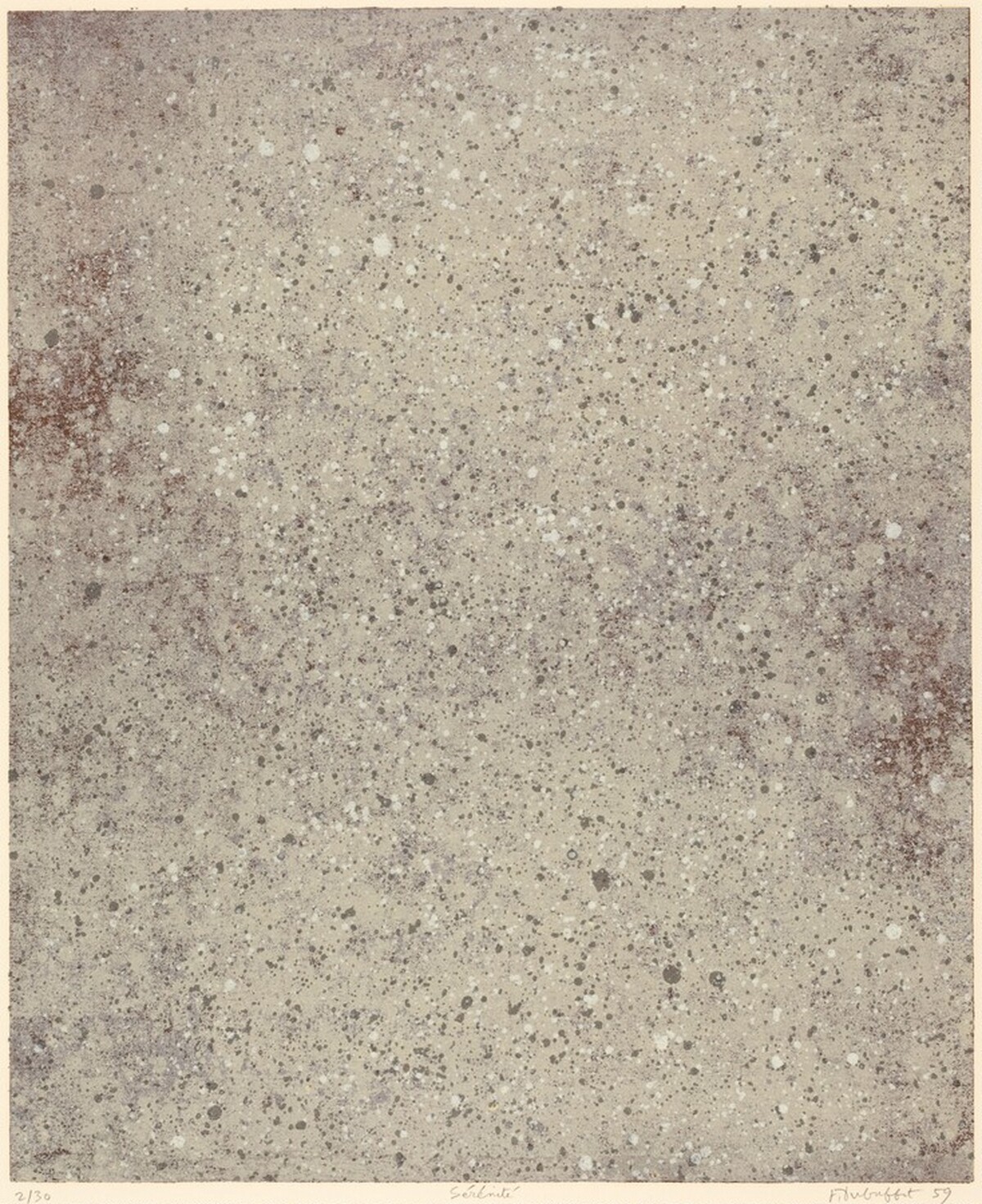 Serenite by Jean Dubuffet