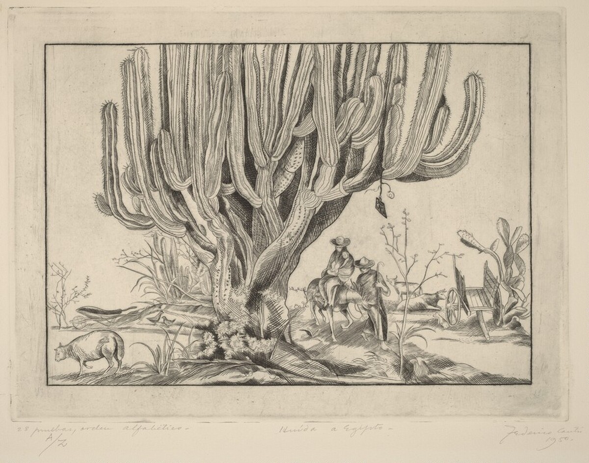 Huida a Egipto (Flight into Egypt) by Federico Cantú
