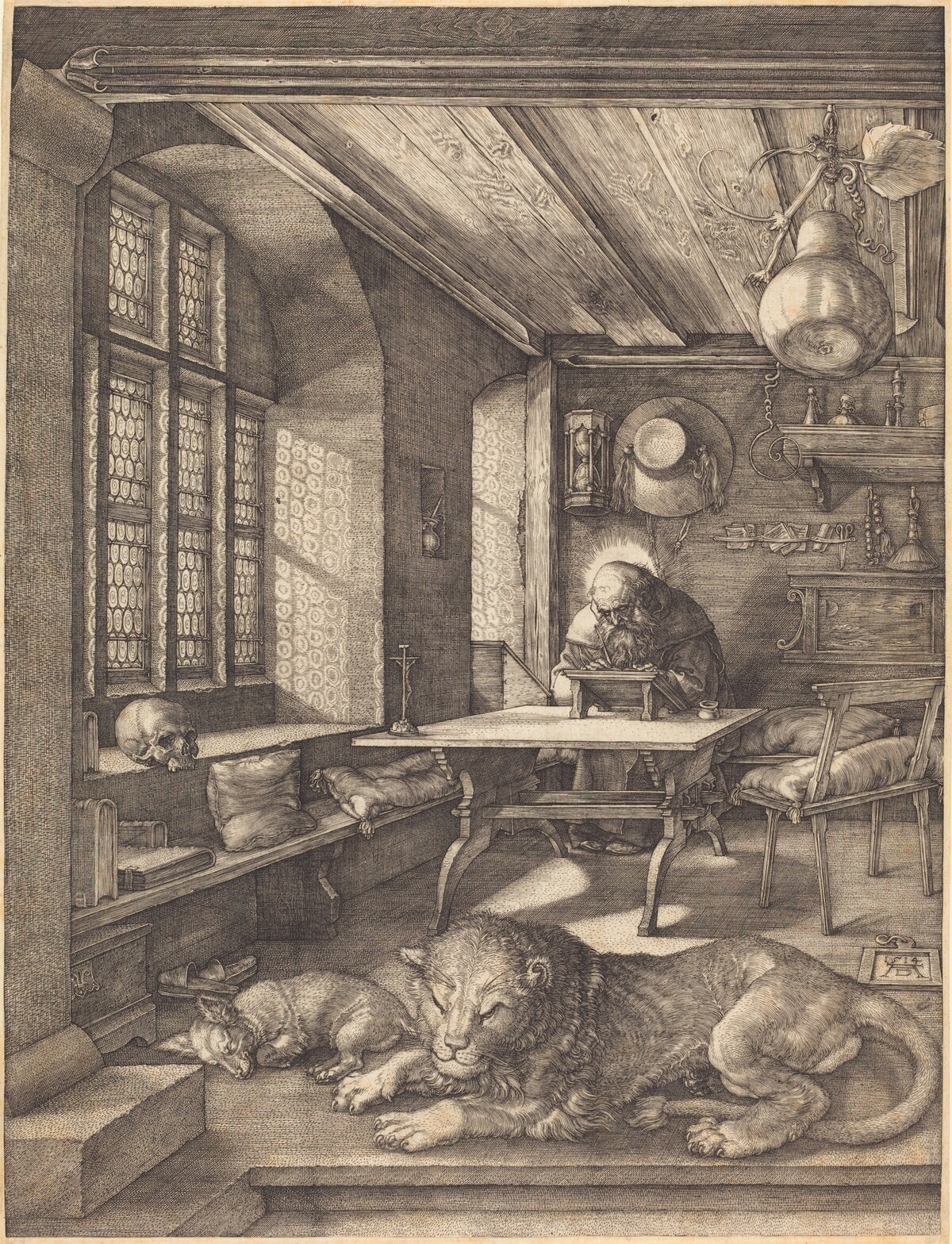 Saint Jerome in His Study by Albrecht Dürer