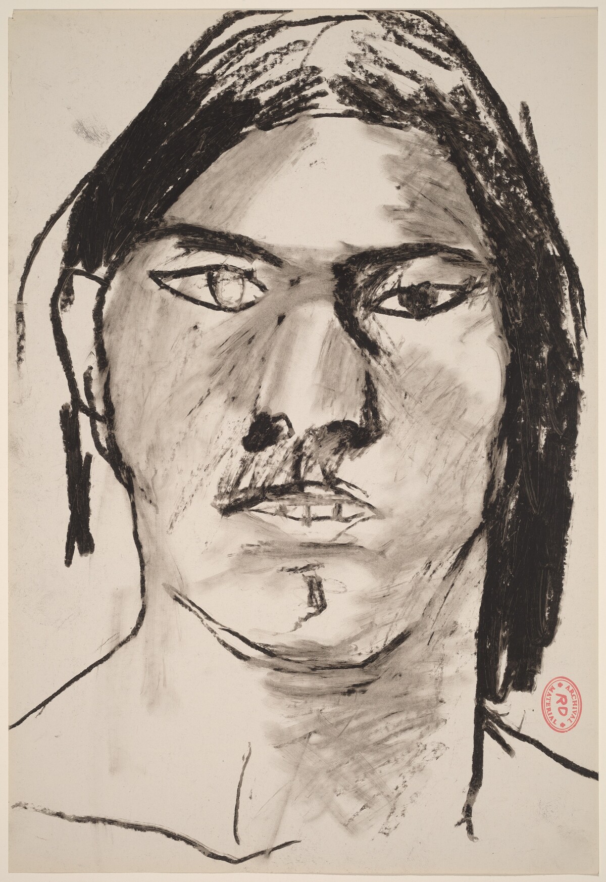Untitled [portrait] by Richard Diebenkorn