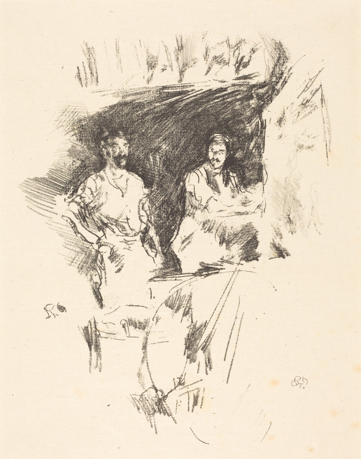 The Brothers by James McNeill Whistler