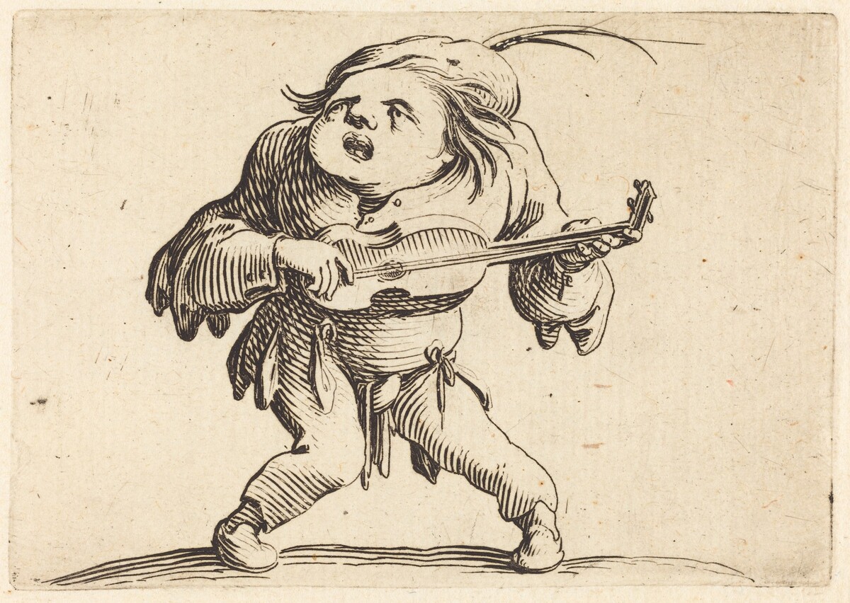 The Guitar Player by Jacques Callot
