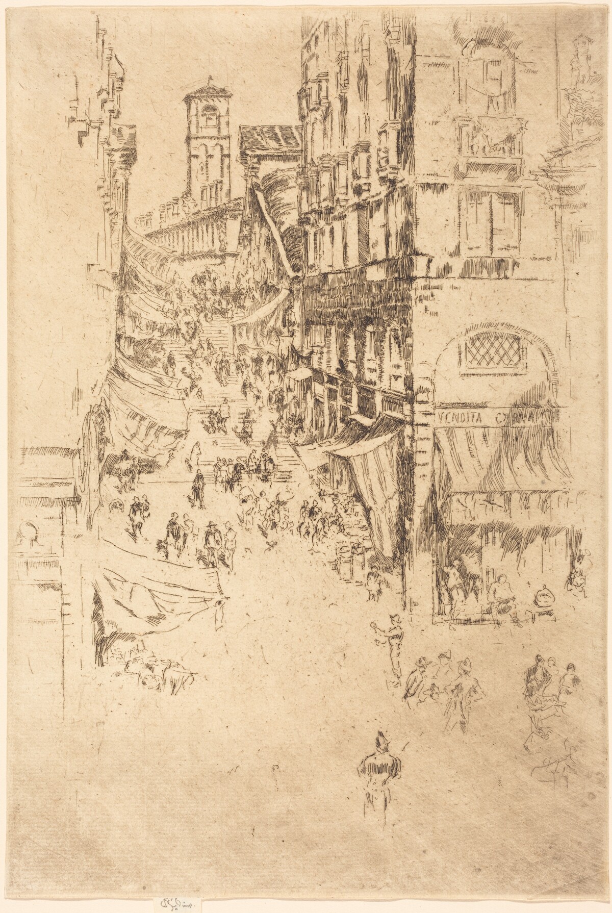The Rialto by James McNeill Whistler