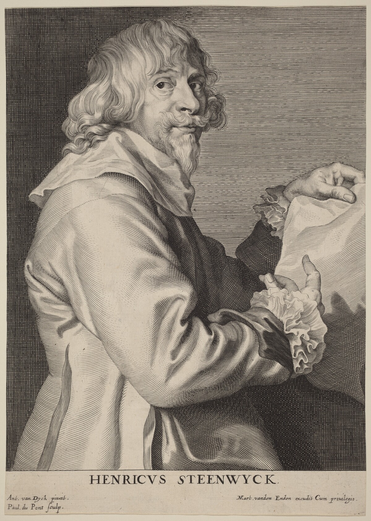 Henricus Steenwyck by Paulus Pontius after Sir Anthony van Dyck