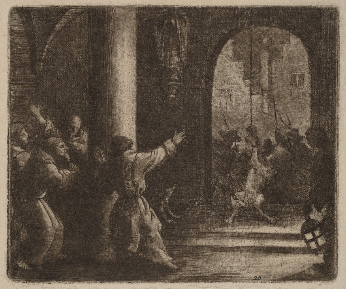 The Wolf and the Convent Bell by Allart van Everdingen