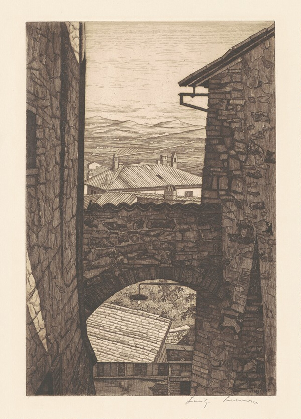 Stones and Shadows by Luigi Lucioni