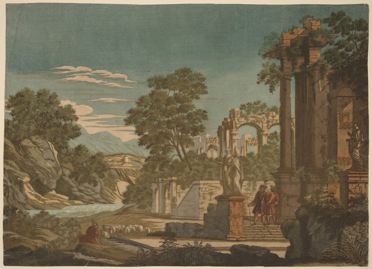 Ulysses and Polyphemus by John Baptist Jackson, Francesco Primaticcio