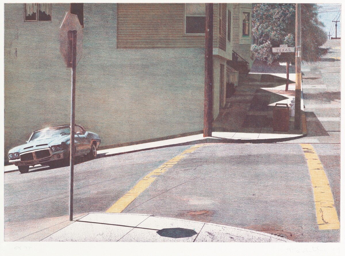 Texas and 20th Intersection by Robert Bechtle