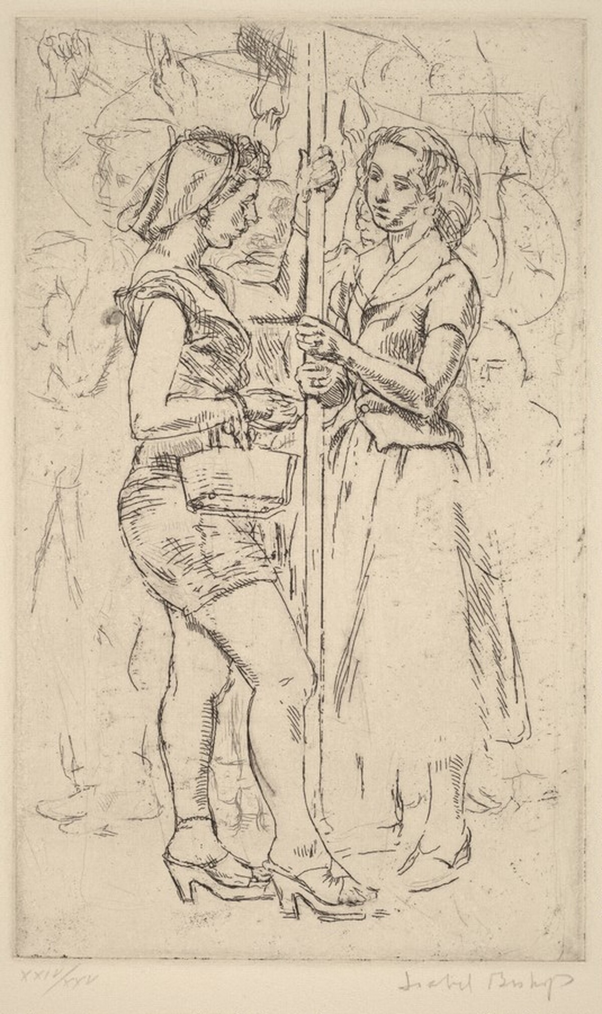 Summer Travelers, No. 2 by Isabel Bishop