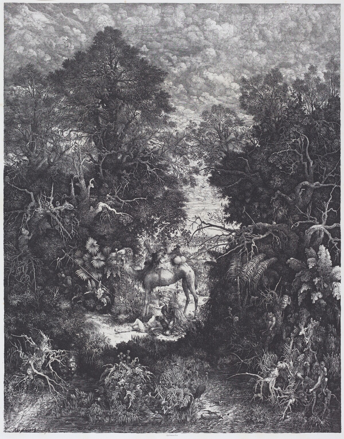 The Good Samaritan by Rodolphe Bresdin