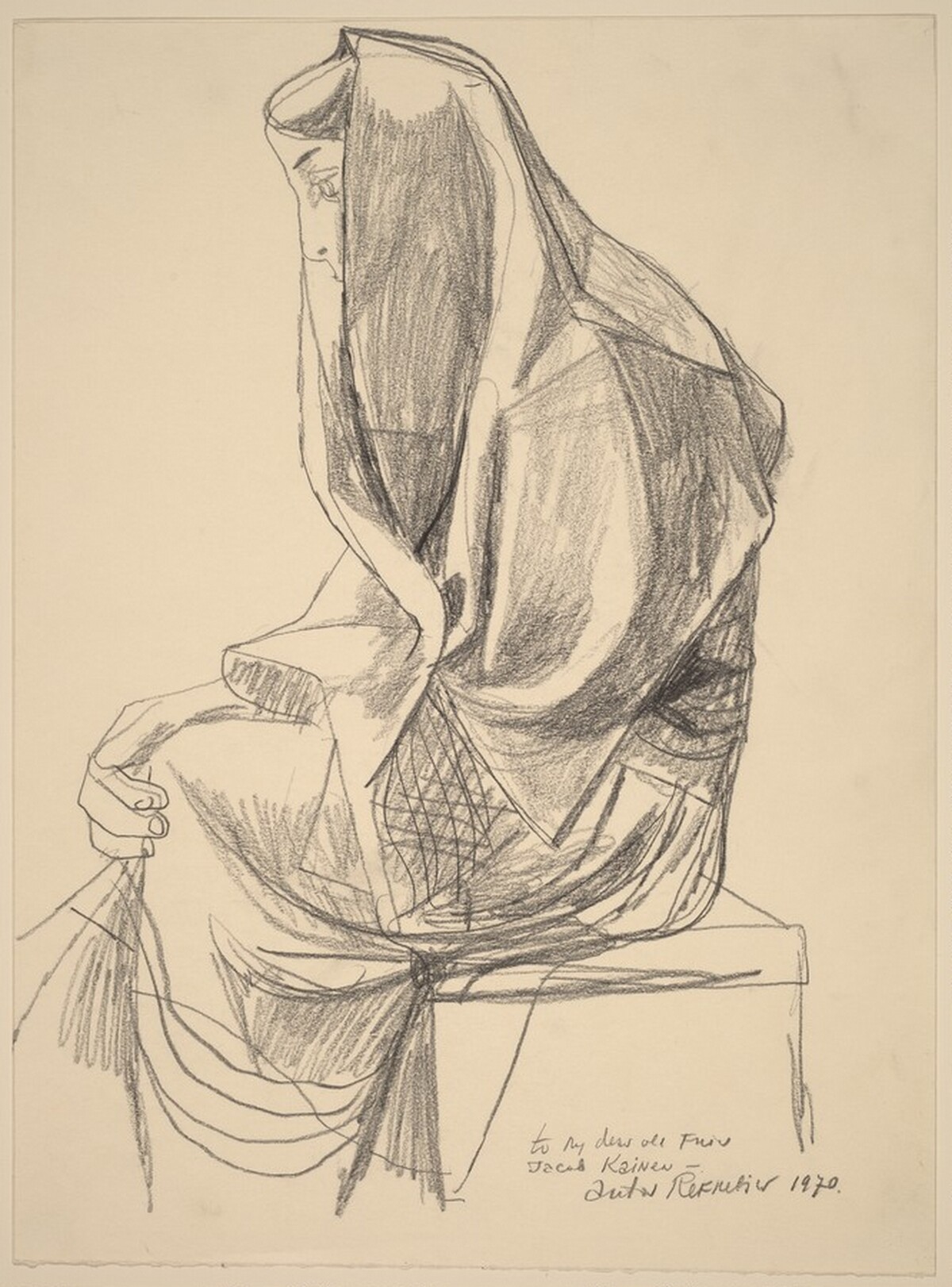 Seated Woman by Anton Refregier