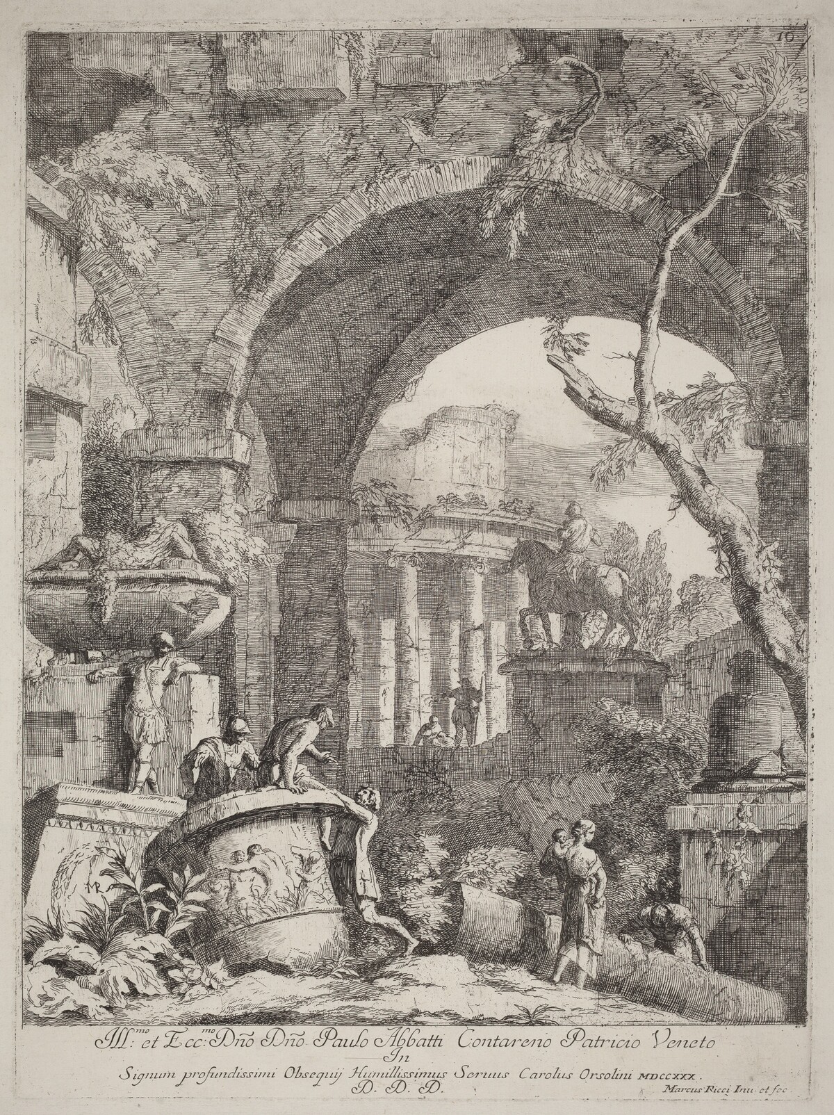 Capriccio: Ruins by Marco Ricci
