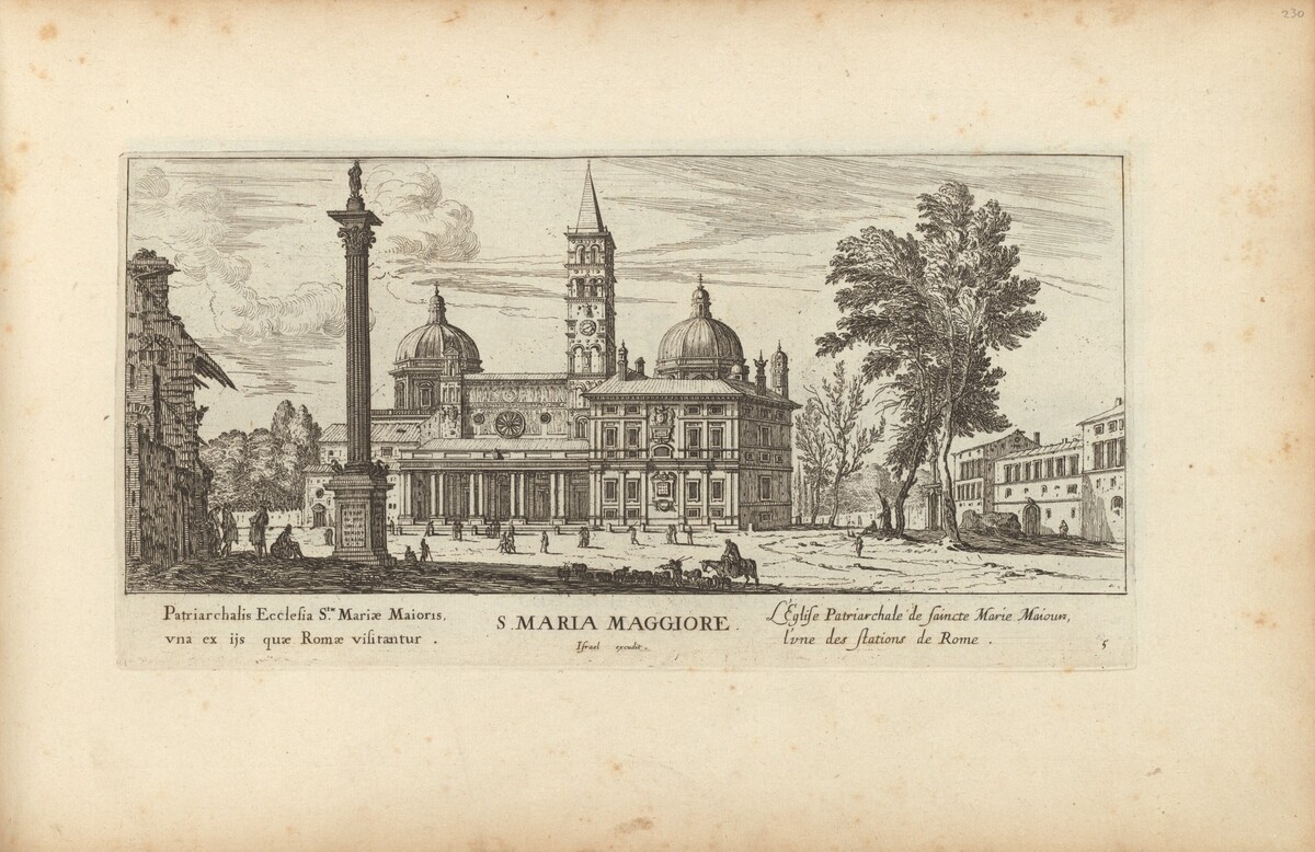 S. Maria Maggiore by Israël Silvestre