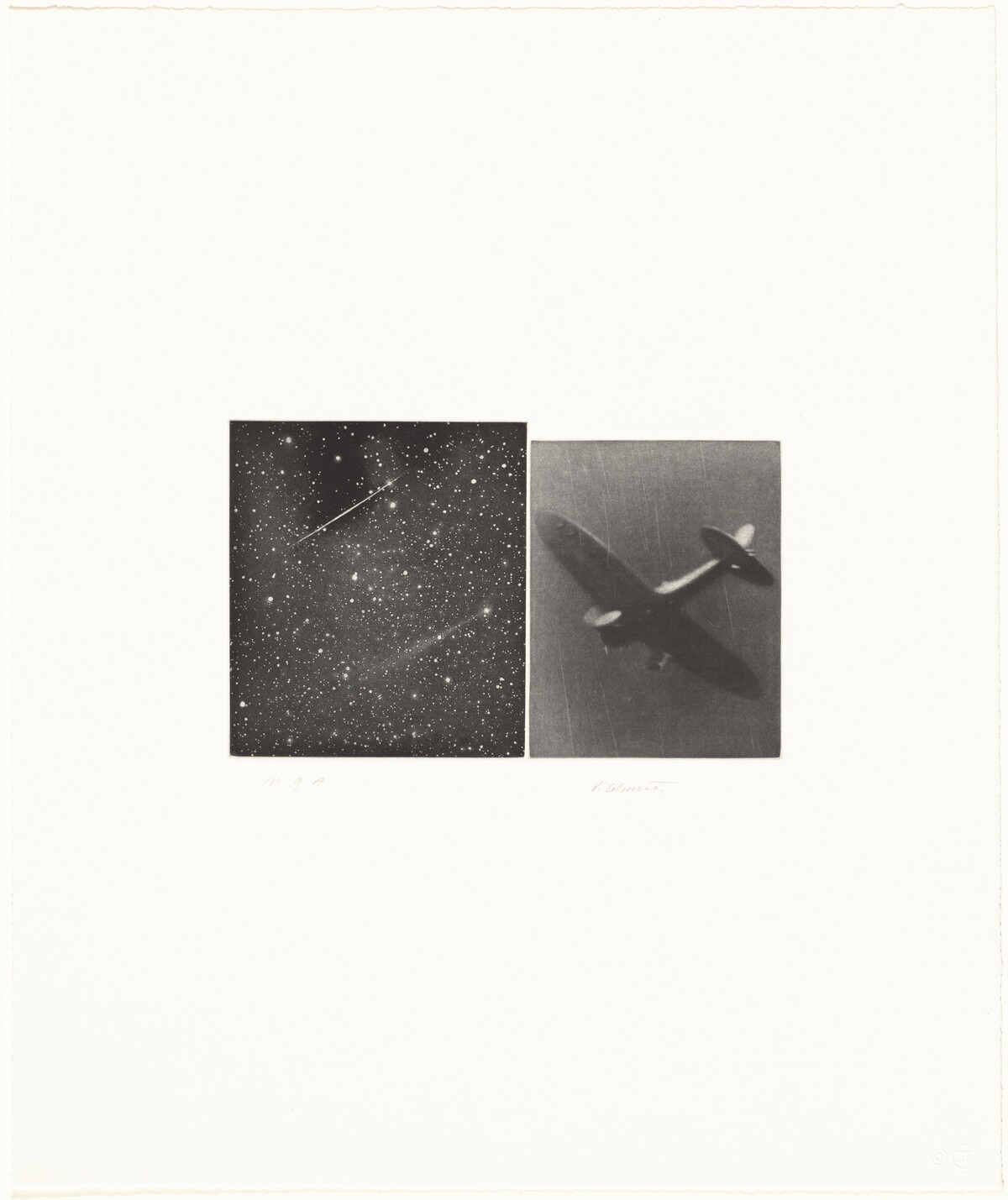 Concentric Bearings, B by Vija Celmins