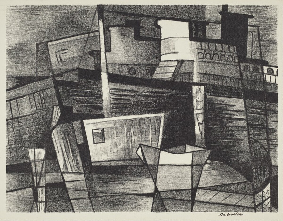Untitled (Ships) by Melvin Browner