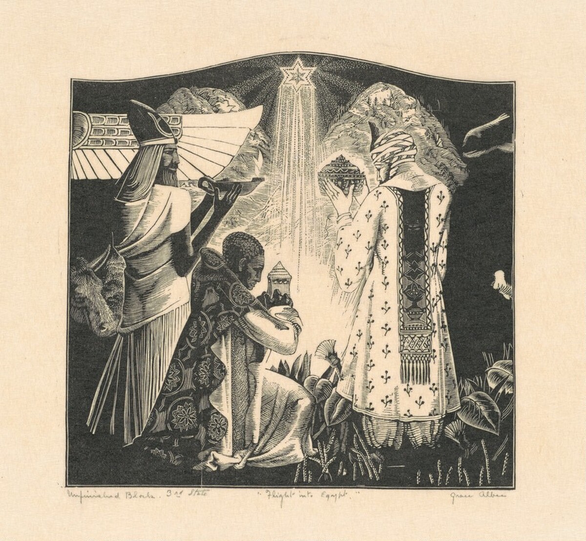Flight into Egypt by Grace Albee
