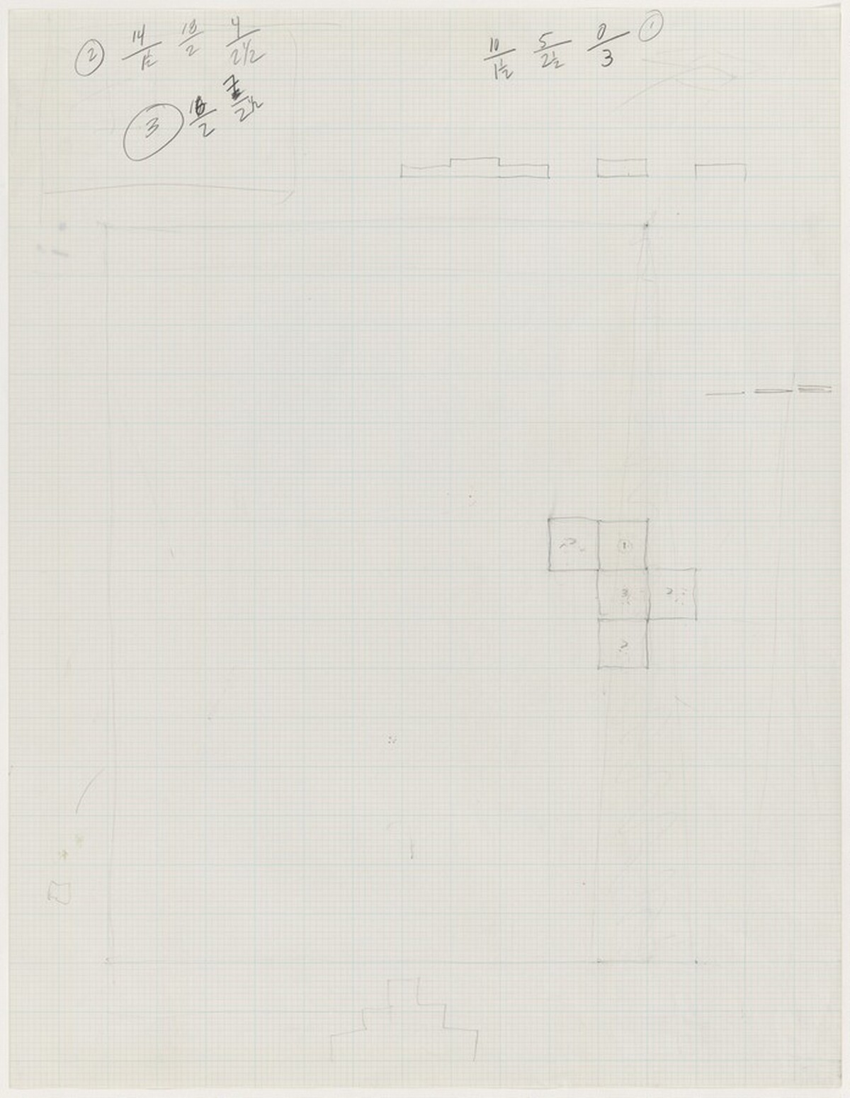 Costume B [preparatory drawing] by Richard Tuttle