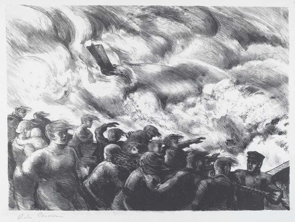 Flood Scene by Alida Conover