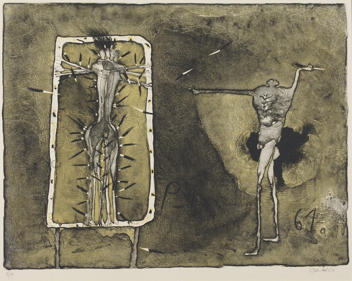 Messerwerfer (Knife Thrower) by Paul Wunderlich