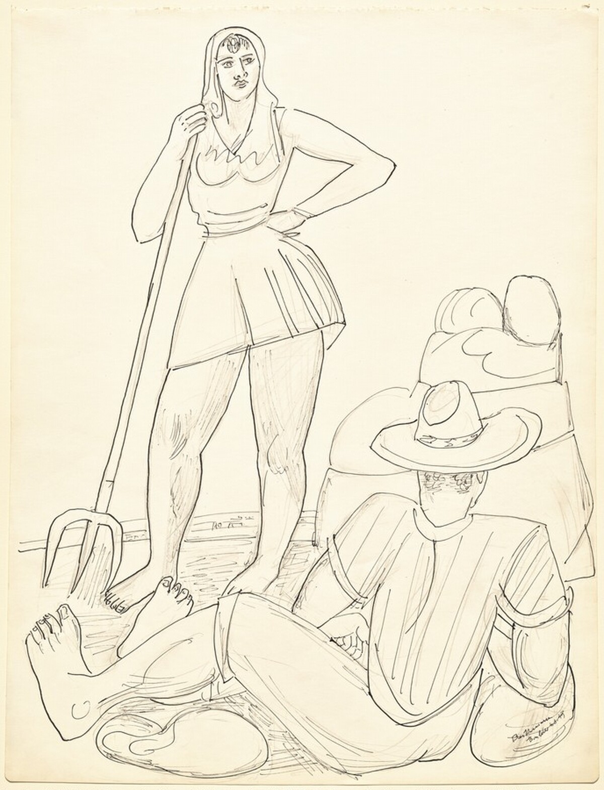 Quappi and Cowboy by Max Beckmann