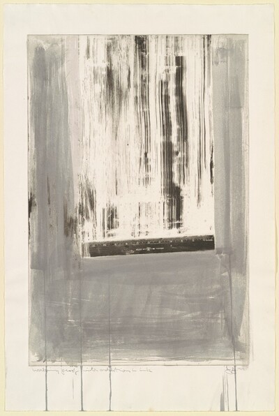 Untitled, Second State (Ruler) [working proof]