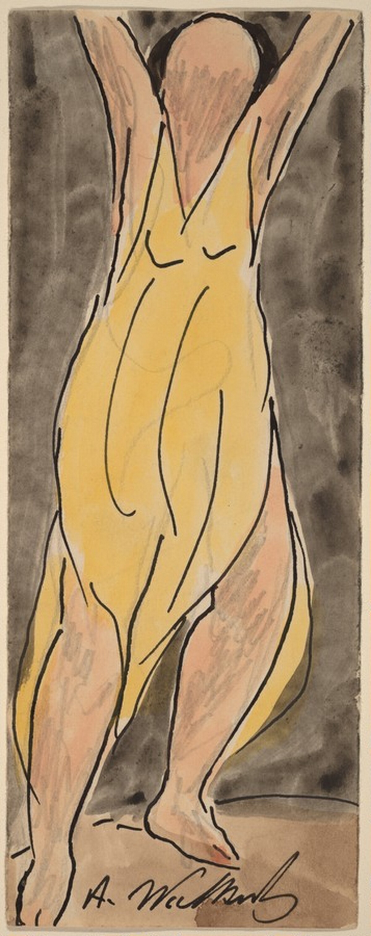 Isadora Duncan by Abraham Walkowitz