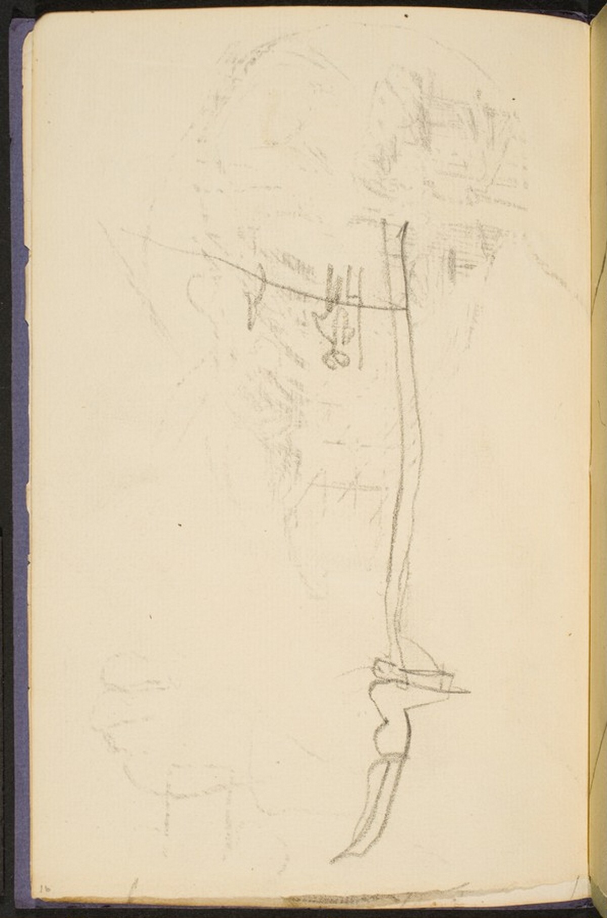 flüchtige Skizze von Akrobaten (Sketch of Acrobats) [p. 16] by Max Beckmann