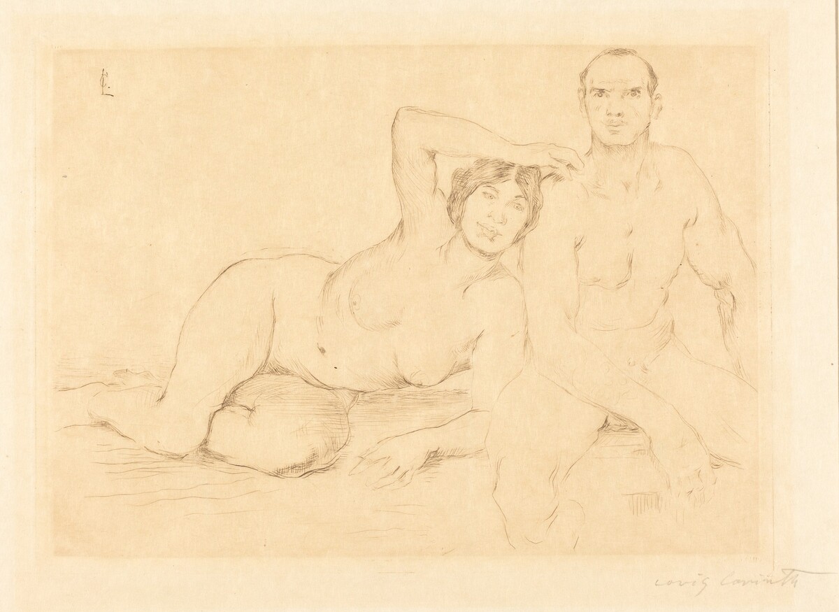 Zwei Menschen (Two Nudes) by Lovis Corinth
