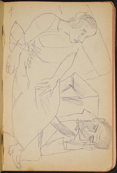 liegende Frau und sitzeder Mann (Reclining Female and Seated Male) [p. 19]