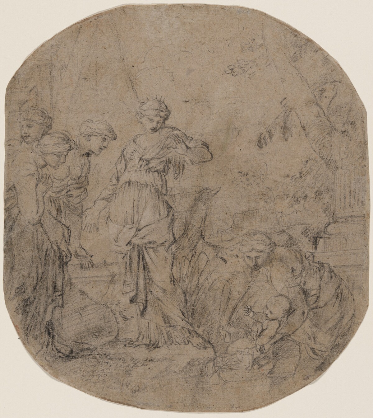 The Finding of Moses by Sébastien Bourdon
