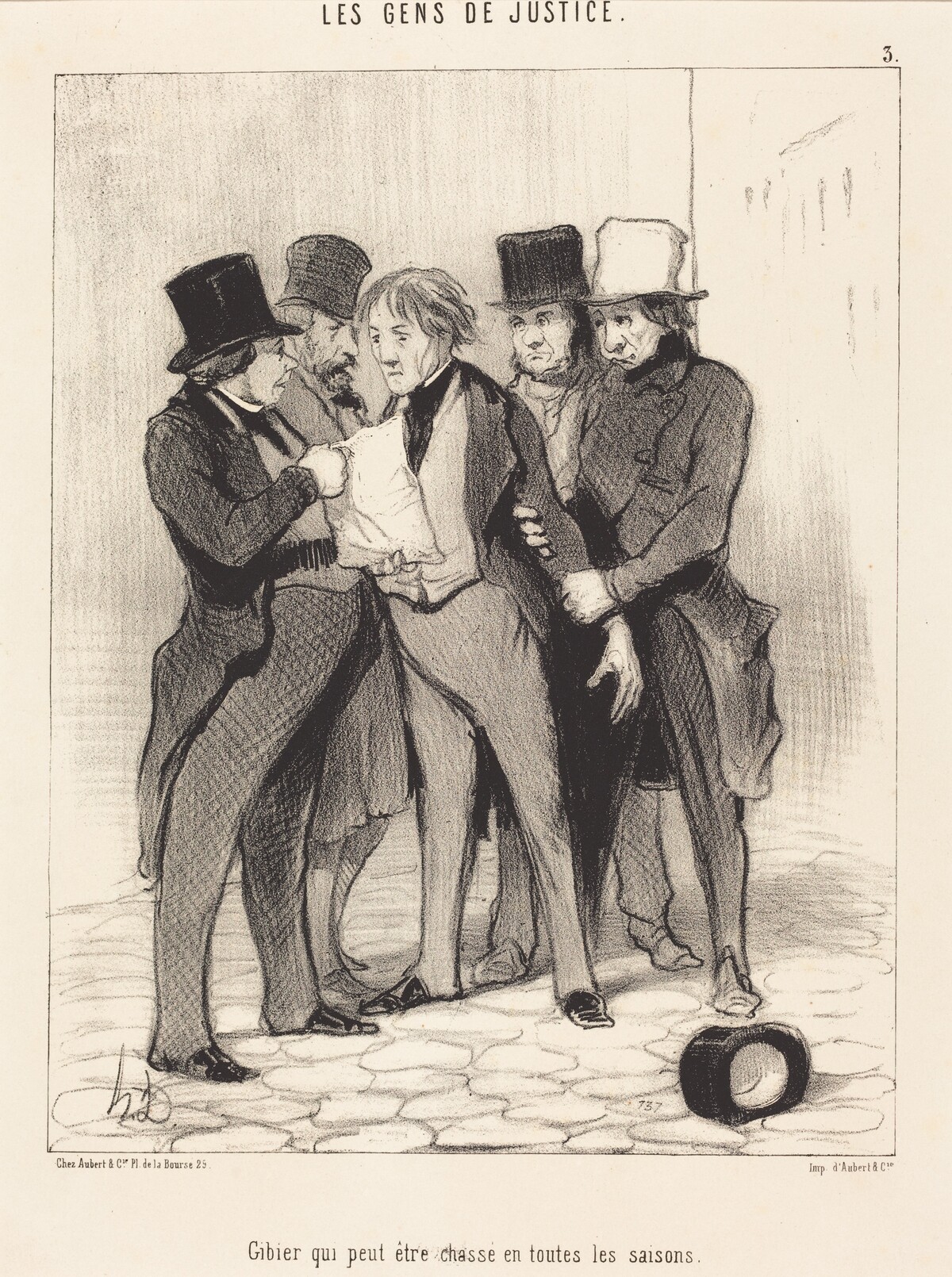 Gibier qui peut être chassé en toutes les saisons by Honoré Daumier