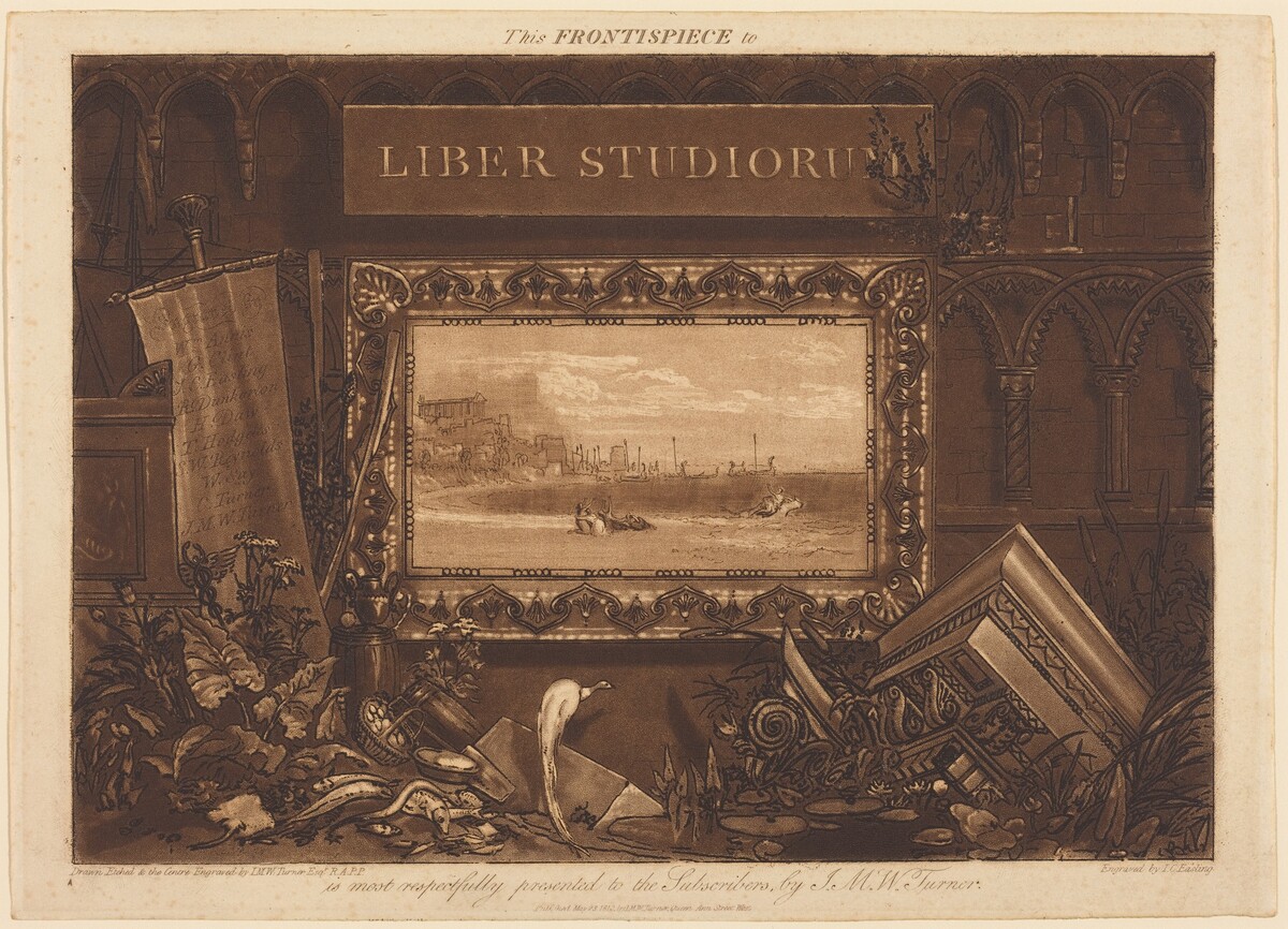 Frontispiece by Joseph Mallord William Turner and J.C. Easling