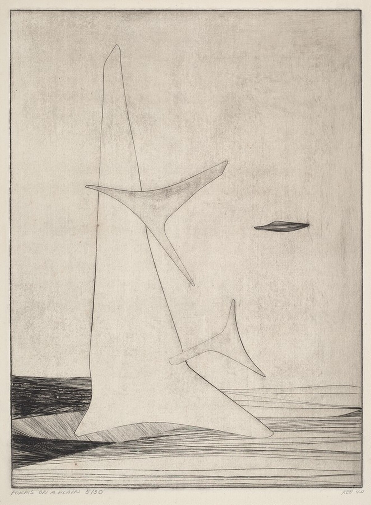 Forms on a Plain by Marjean Kettunen