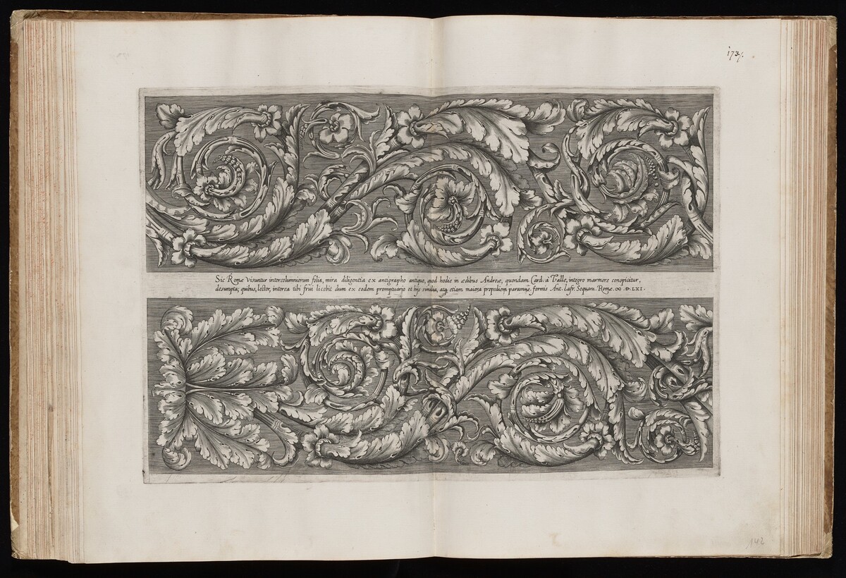 Acanthus Scrolls by Italian 16th Century, published by Antonio Lafreri