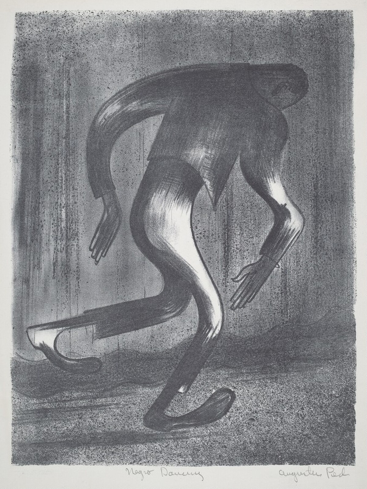 Negro Dancing by Augustus Hamilton Peck