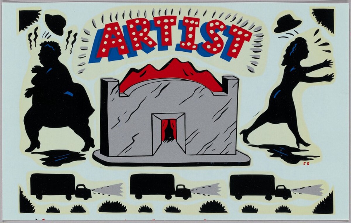 False Image Decal by Roger Brown